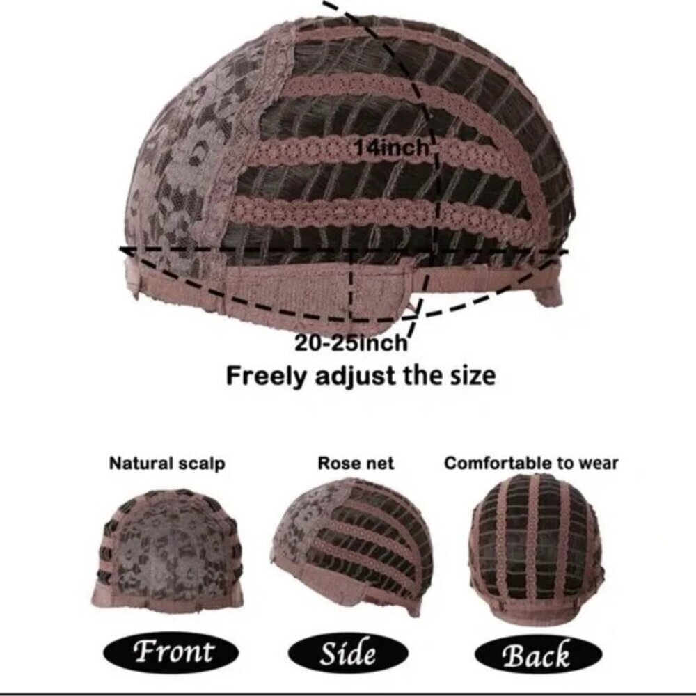 WIG - 16 Inch ombre Brown To Honey Blonde wave Short Wig  Human hair Blends - Picture 3 of 8